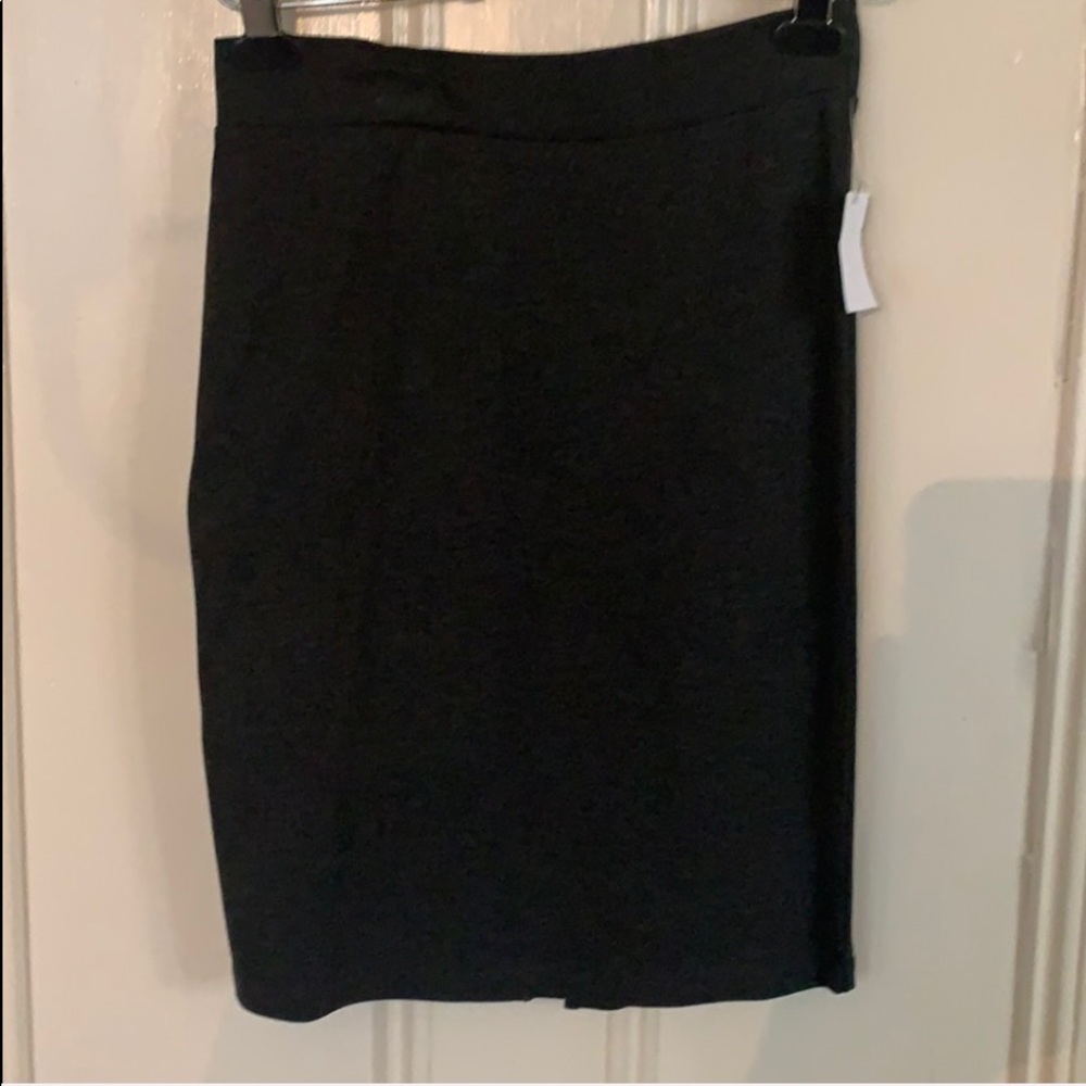 Dark grey pencil skirt
